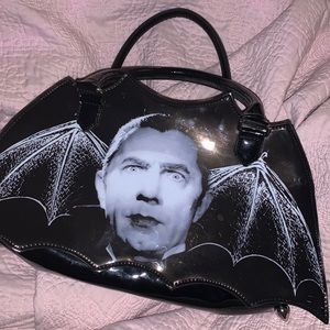 ROCK REBEL DRACULA BAT SHAPED HANDBAG